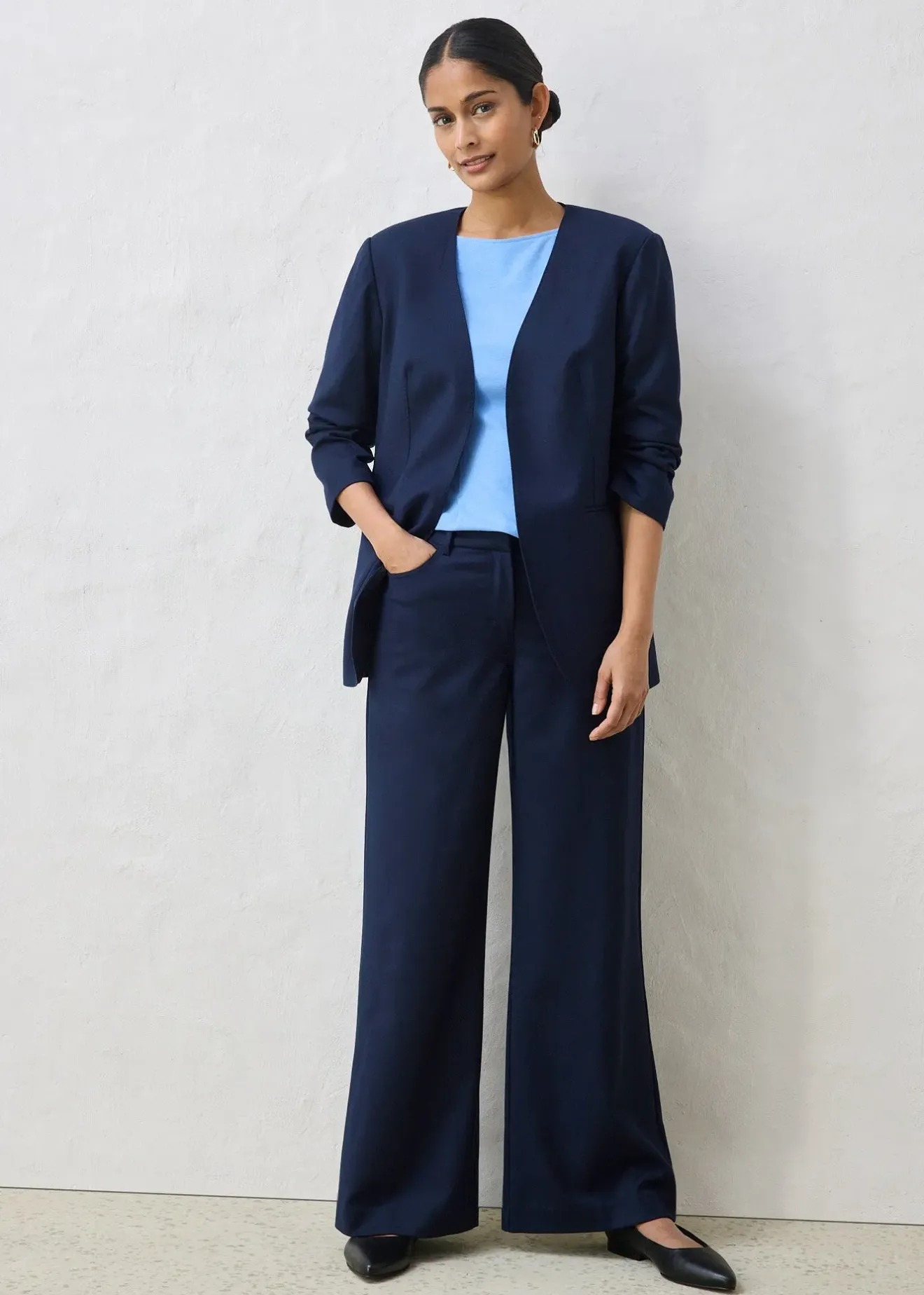 Femme bonprix Premium|Blazers|Blazer doux sans col