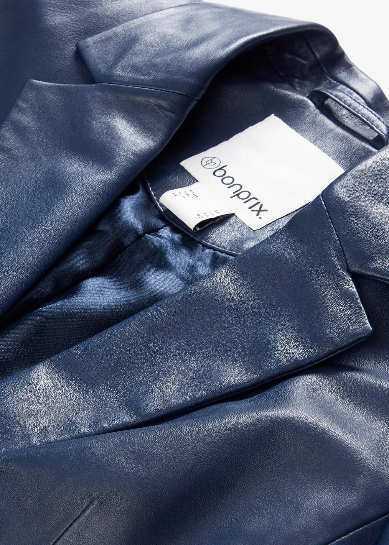 Femme bonprix Premium|Blazers|Blazer en cuir d’agneau nappa