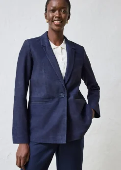 Femme bonprix Premium|Blazers|Blazer en cuir velours