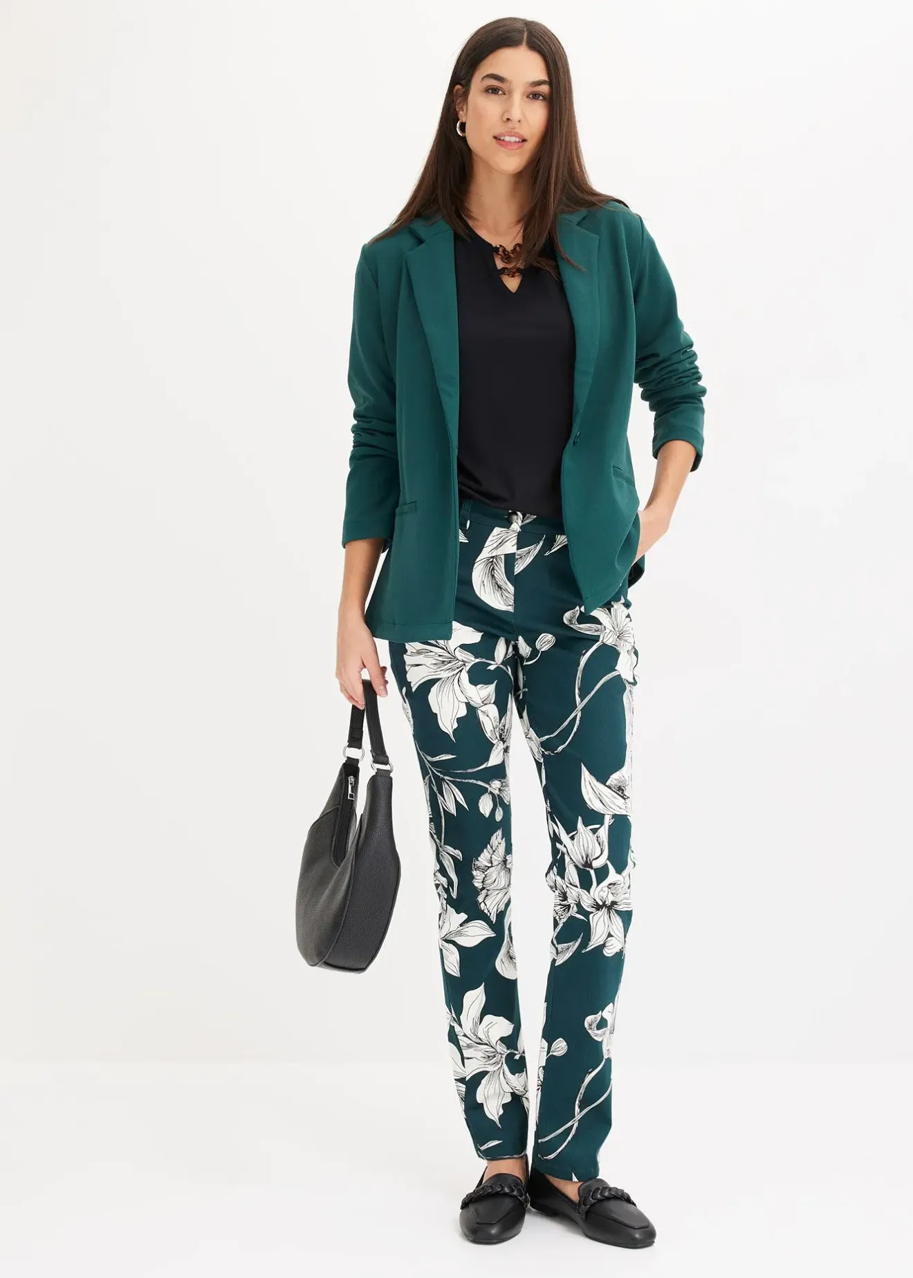 Femme bonprix Blazers|Blazer en jersey crêpe