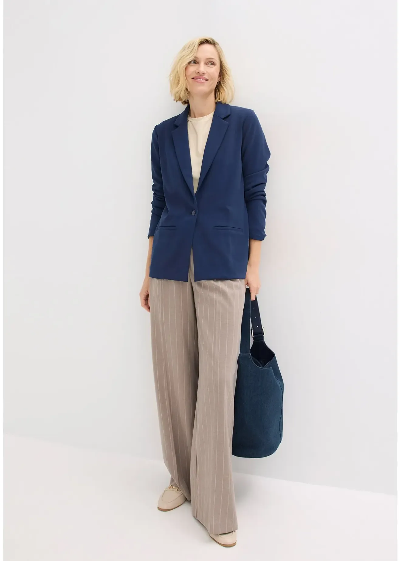 bonprix Blazer en jersey crêpe|Femme Blazers