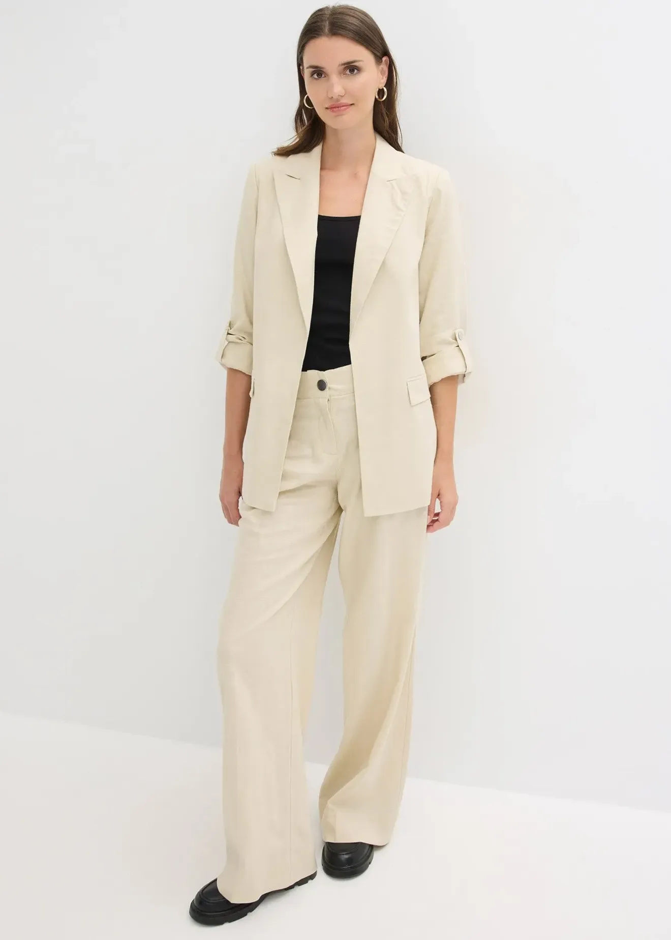 Femme bonprix Blazers|Blazer en lin mélangé