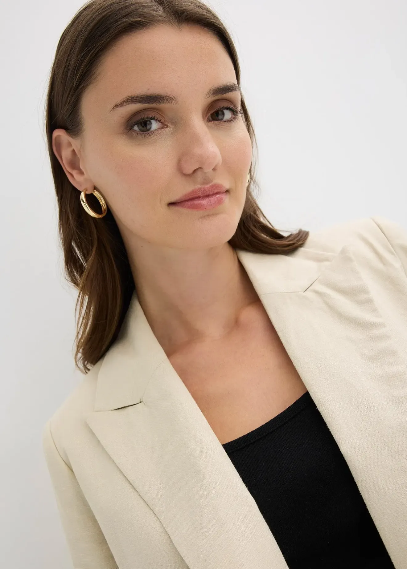 Femme bonprix Blazers|Blazer en lin mélangé