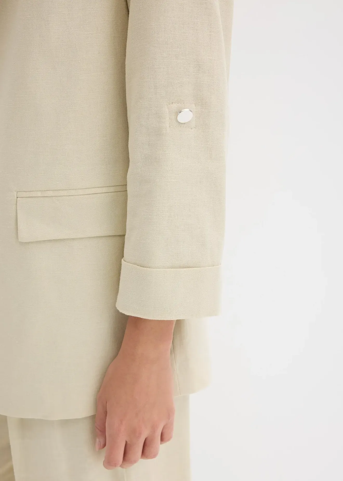 Femme bonprix Blazers|Blazer en lin mélangé