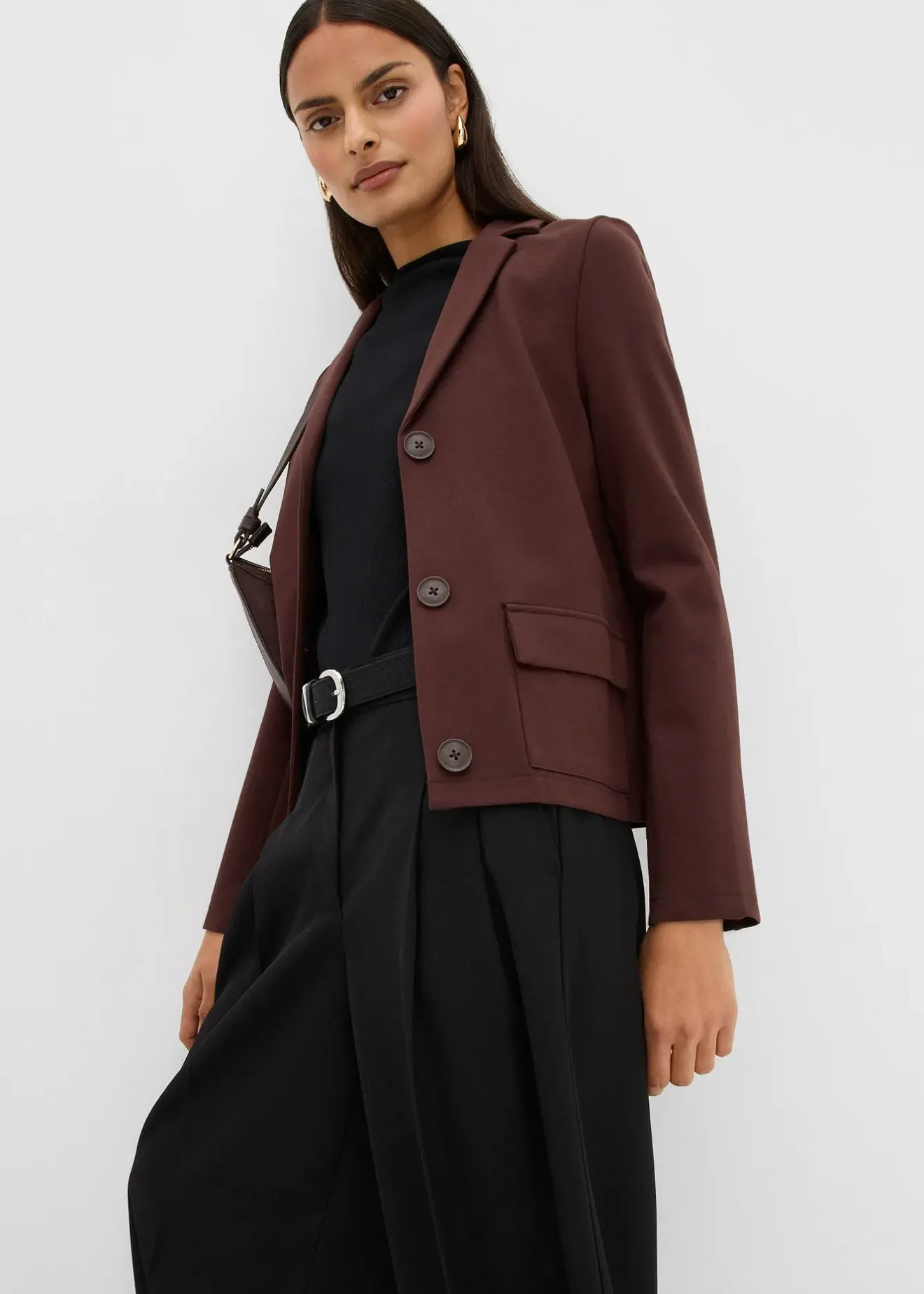 bonprix Blazer en Punto di Roma|Femme Blazers|Sweats