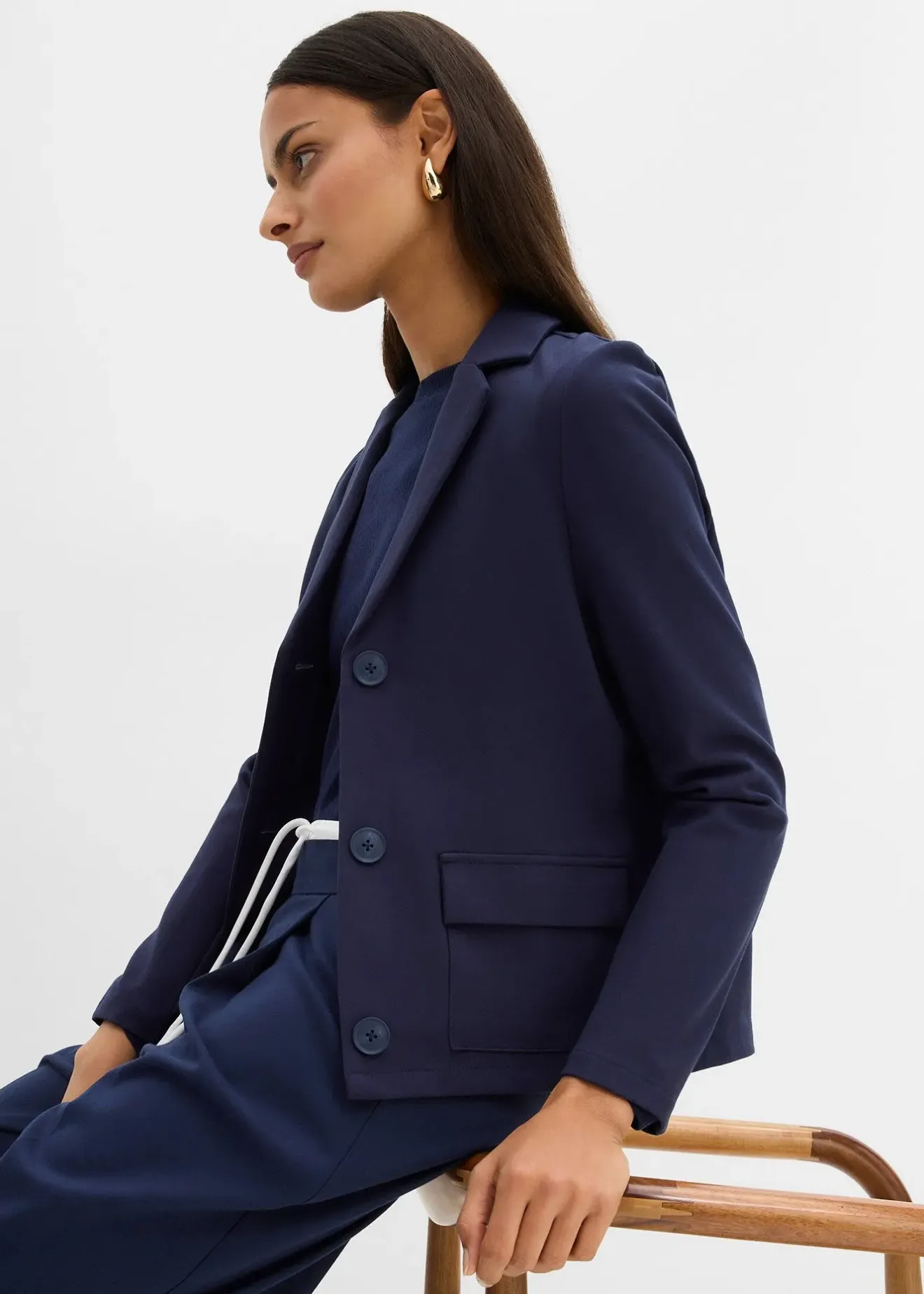 Femme bonprix Blazers|Sweats|Blazer en Punto di Roma