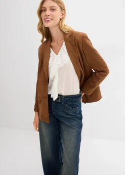 bonprix Blazer en suédine|Femme Blazers