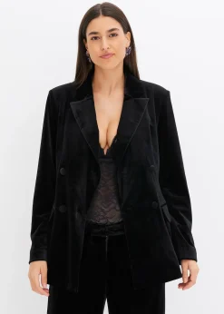 bonprix Blazer en velours doux|Femme Blazers