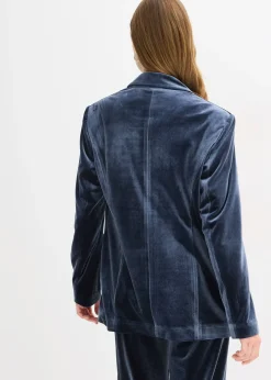 bonprix Blazer en velours doux|Femme Blazers