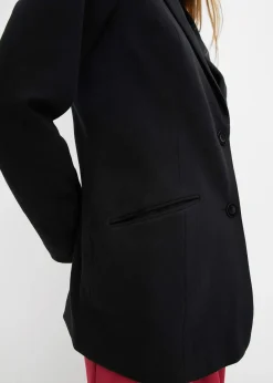 bonprix Blazer long en jersey coton|Femme Blazers