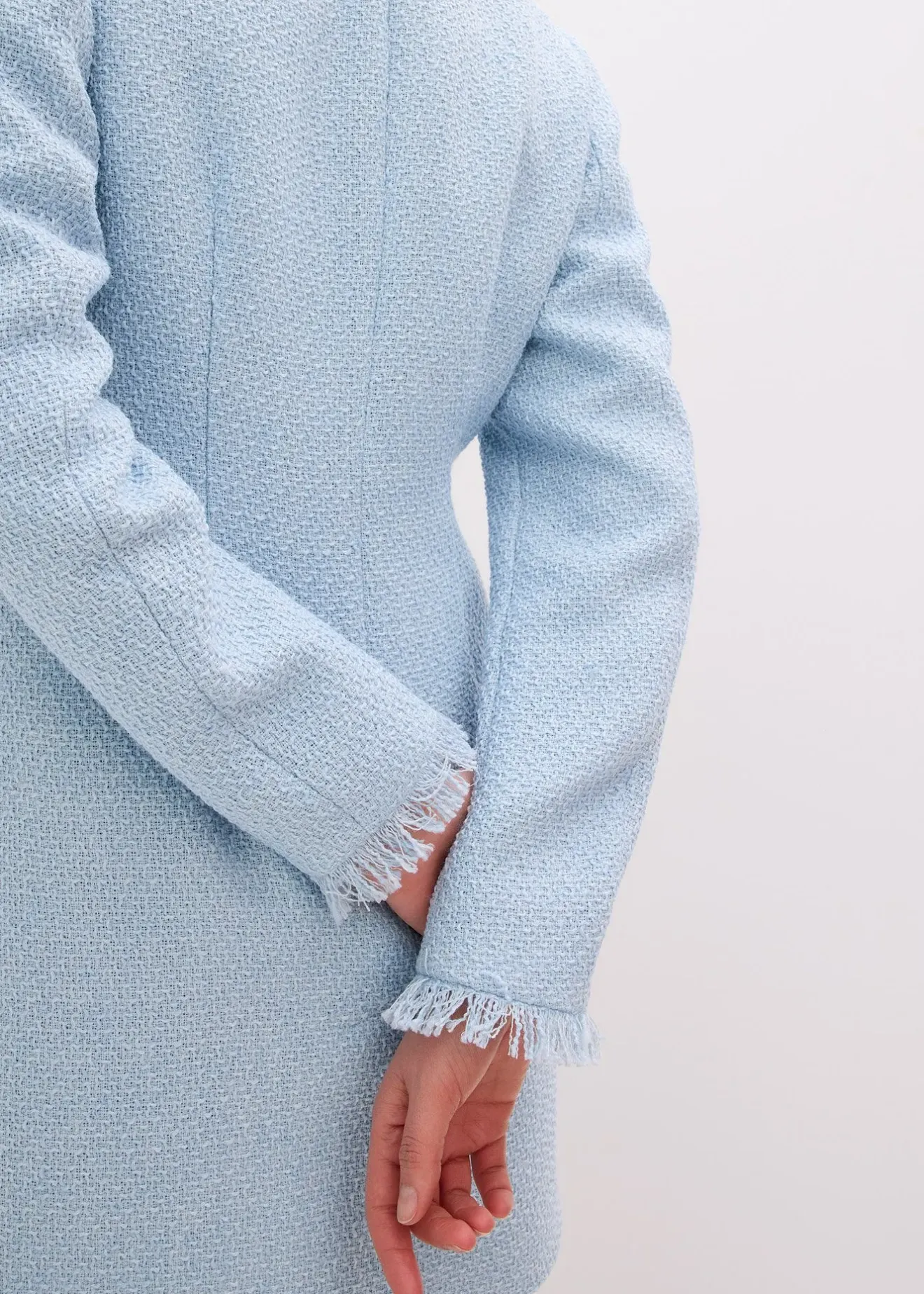 Femme bonprix Blazers|Blazer long en maille bouclée