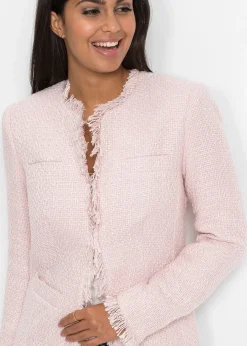 bonprix Blazer long en maille bouclée|Femme Blazers