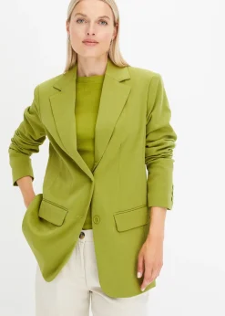 bonprix Blazer long en viscose mélangée|Femme Blazers