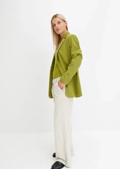 bonprix Blazer long en viscose mélangée|Femme Blazers