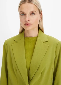 bonprix Blazer long en viscose mélangée|Femme Blazers