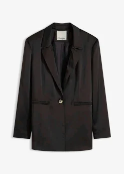bonprix Blazer oversize en satin|Femme Blazers