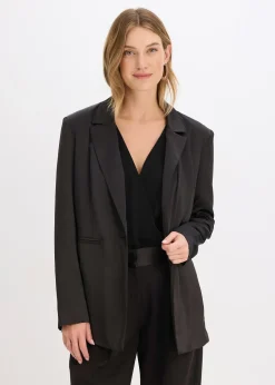 bonprix Blazer oversize en satin|Femme Blazers