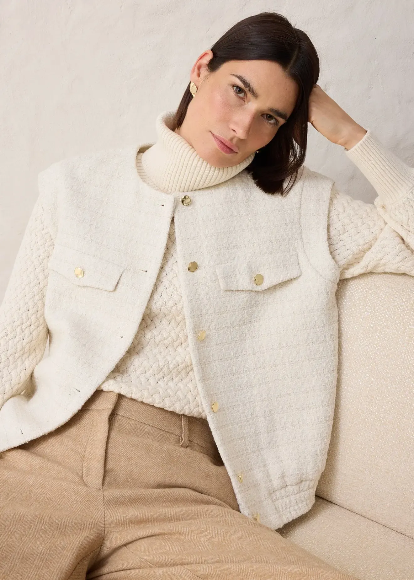 bonprix Blazer sans manches|Femme Vestes & Manteaux