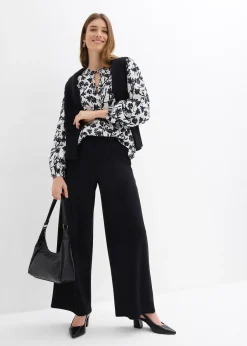 bonprix Blouse à effet froissé|Femme Chemisiers