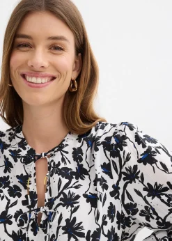bonprix Blouse à effet froissé|Femme Chemisiers