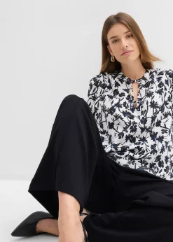 bonprix Blouse à effet froissé|Femme Chemisiers
