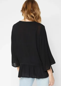 bonprix Blouse à encolure carrée|Femme Chemisiers