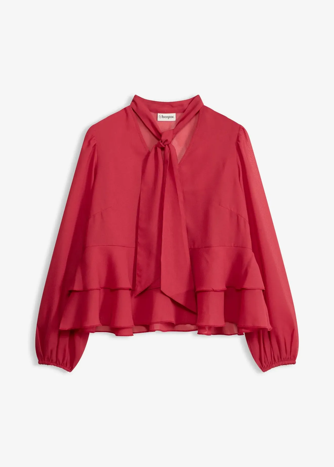 bonprix Blouse à lavallière|Femme Chemisiers