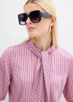 bonprix Blouse à lavallière en modal doux|Femme Chemisiers