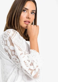 bonprix Blouse à manches ballon|Femme T-Shirts & Tops