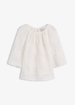 bonprix Blouse à motif floral texturé|Femme Chemisiers