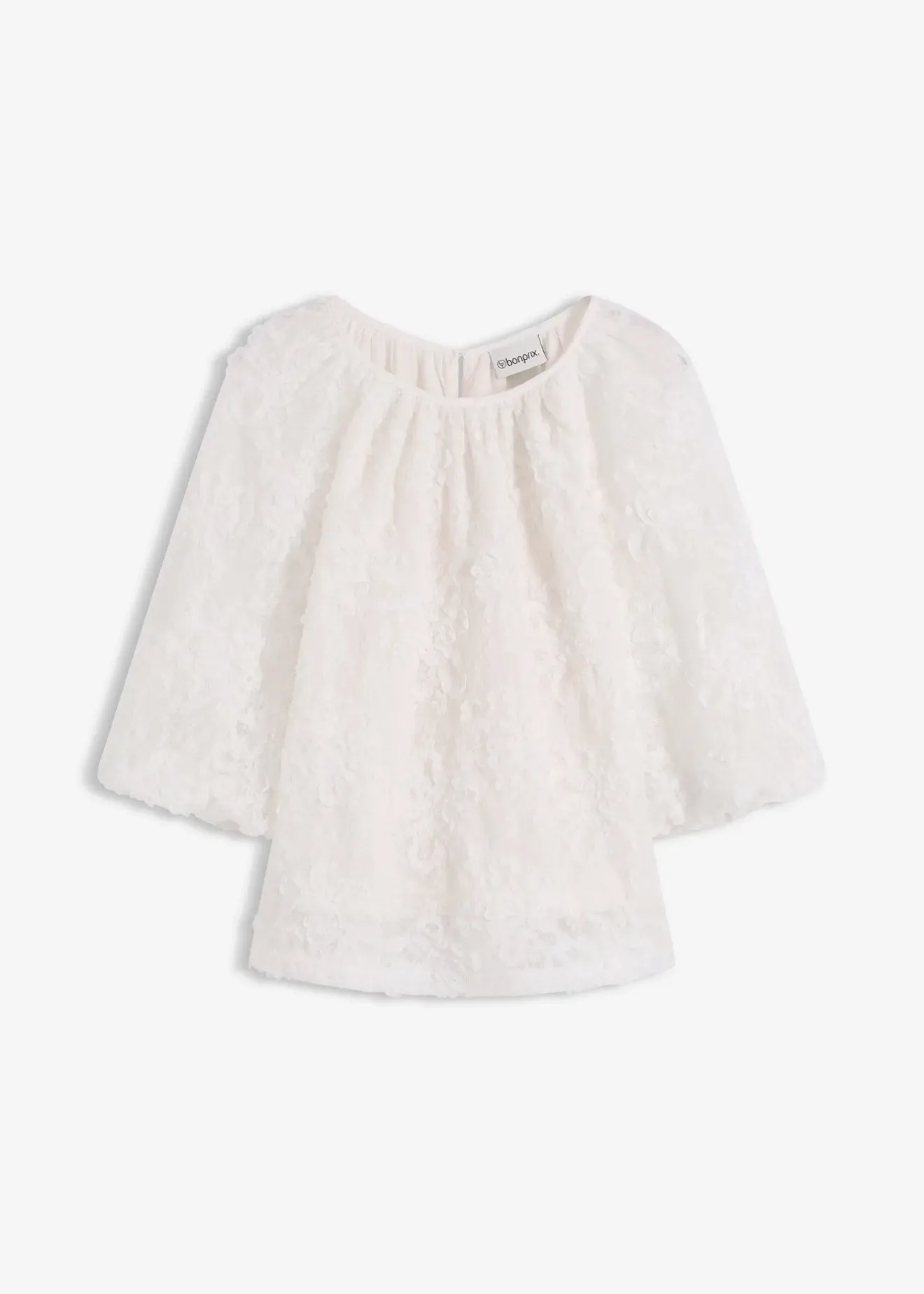 bonprix Blouse à motif floral texturé|Femme Chemisiers