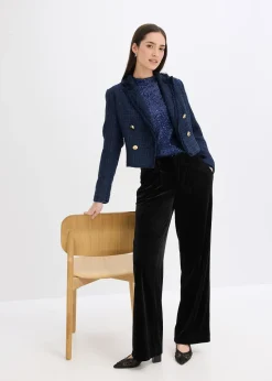 bonprix Blouse à sequins|Femme Chemisiers