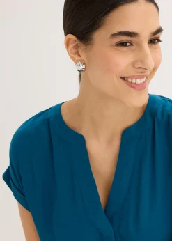 bonprix Blouse 100% viscose|Femme Chemisiers