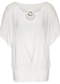 bonprix Blouse 100% viscose|Femme Chemisiers