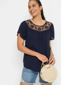 Femme bonprix Chemisiers|Blouse 100% viscose