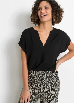 bonprix Blouse 100% viscose|Femme Chemisiers