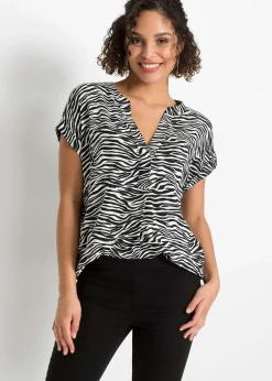 bonprix Blouse 100% viscose|Femme Chemisiers