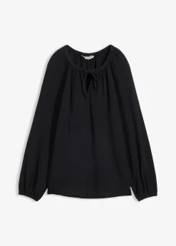 bonprix Blouse ample en gaze de coton|Femme Chemisiers