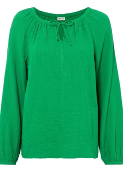 bonprix Blouse ample en gaze de coton|Femme Chemisiers