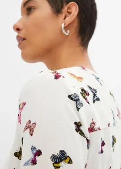 bonprix Blouse ample en viscose fluide|Femme Chemisiers