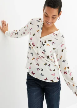 bonprix Blouse ample en viscose fluide|Femme Chemisiers