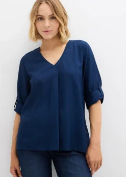 Femme bonprix Chemisiers|Blouse ample en viscose fluide