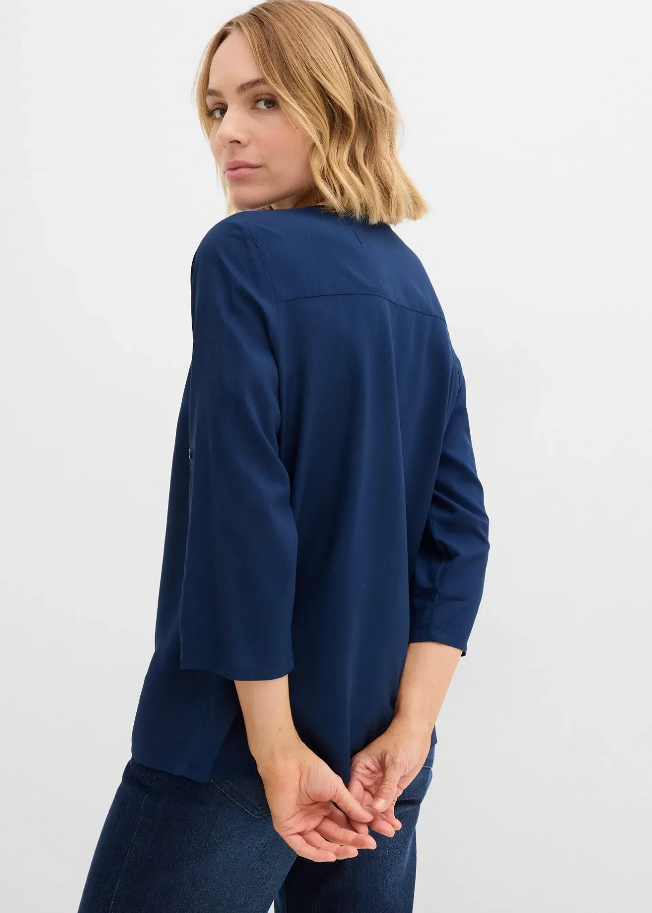 Femme bonprix Chemisiers|Blouse ample en viscose fluide