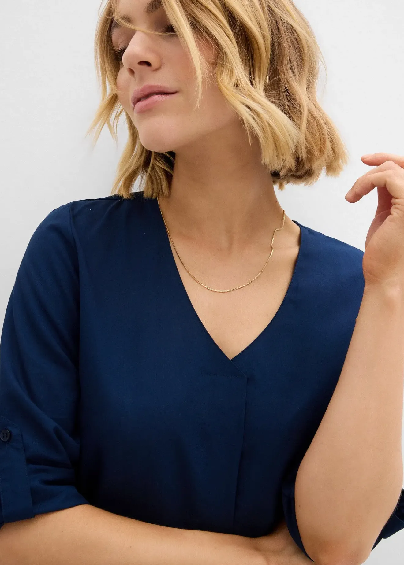 Femme bonprix Chemisiers|Blouse ample en viscose fluide
