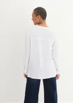 bonprix Blouse douce en viscose|Femme Chemisiers