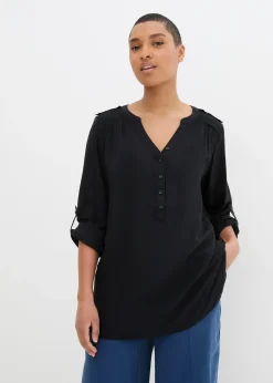 bonprix Blouse douce en viscose|Femme Chemisiers