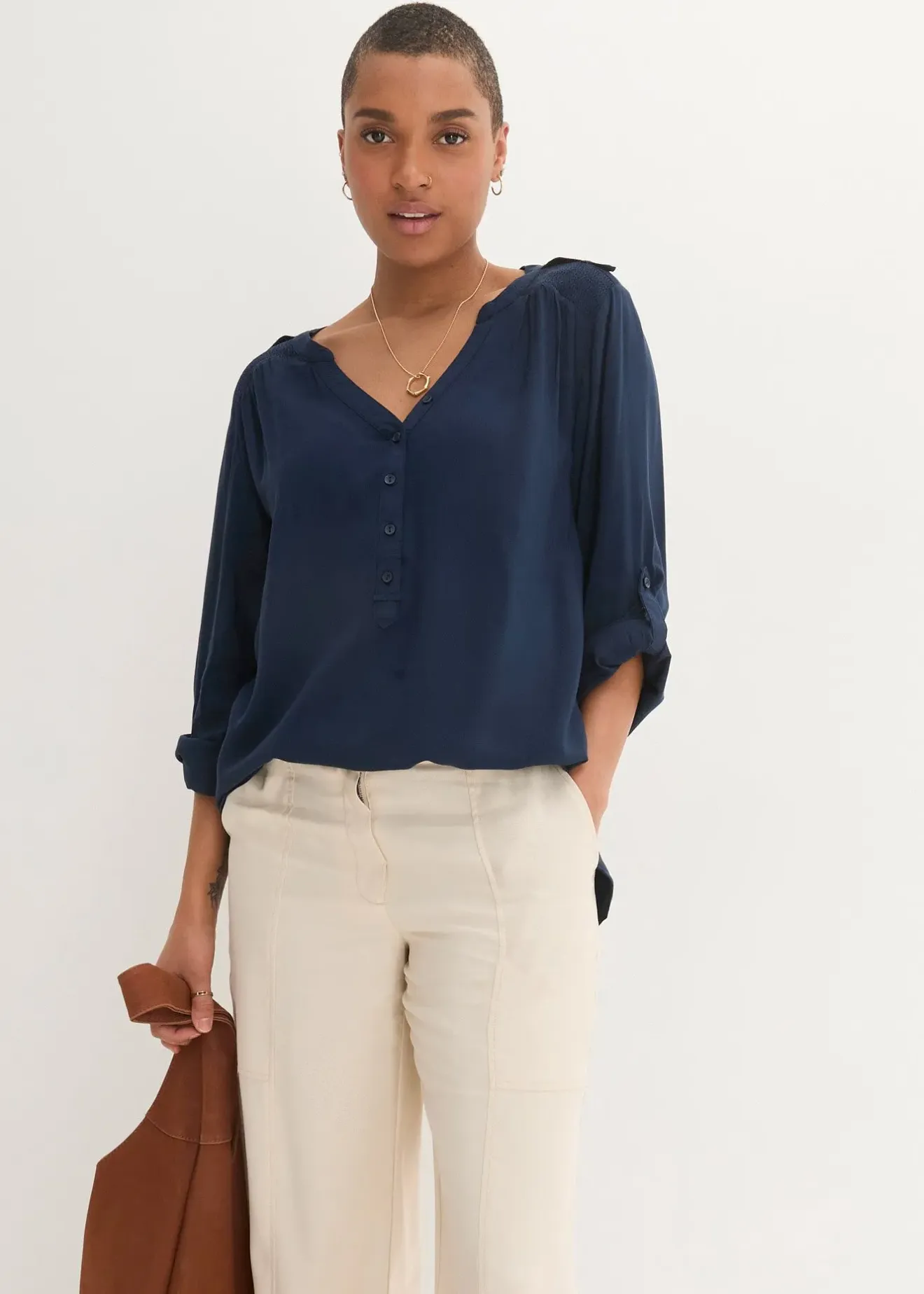 Femme bonprix Chemisiers|Blouse douce en viscose