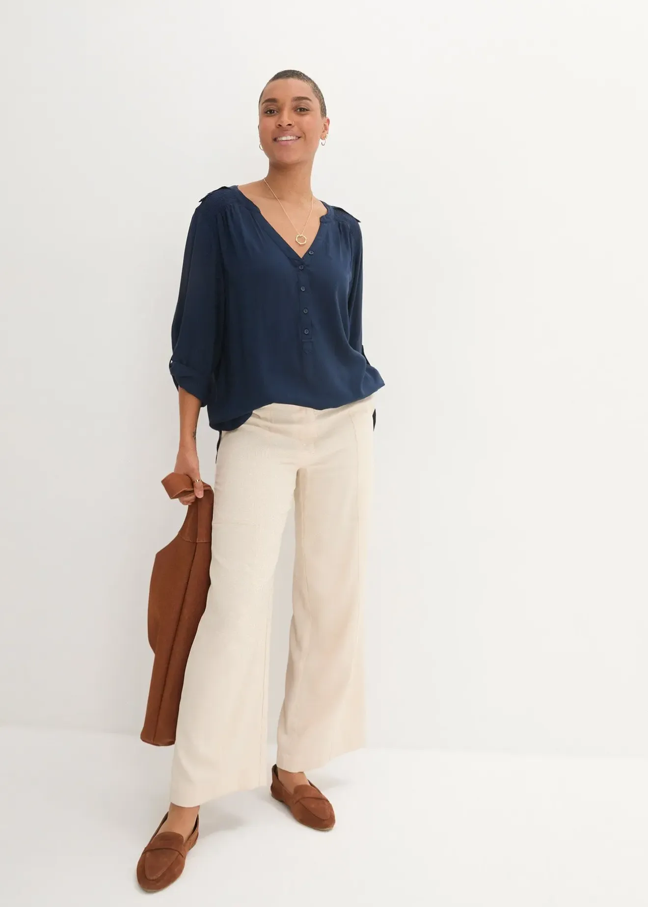 Femme bonprix Chemisiers|Blouse douce en viscose