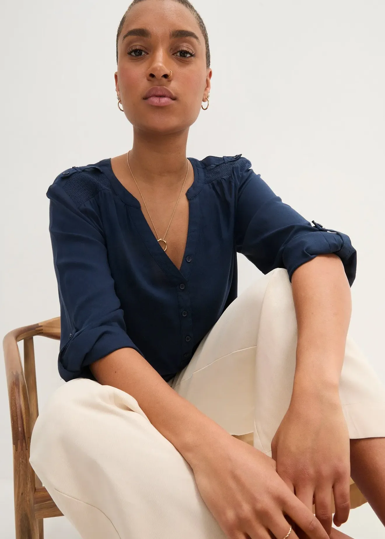 Femme bonprix Chemisiers|Blouse douce en viscose