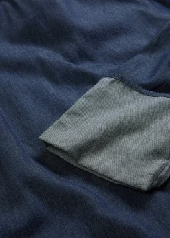 bonprix Blouse en jean à manches amples|Femme Chemisiers